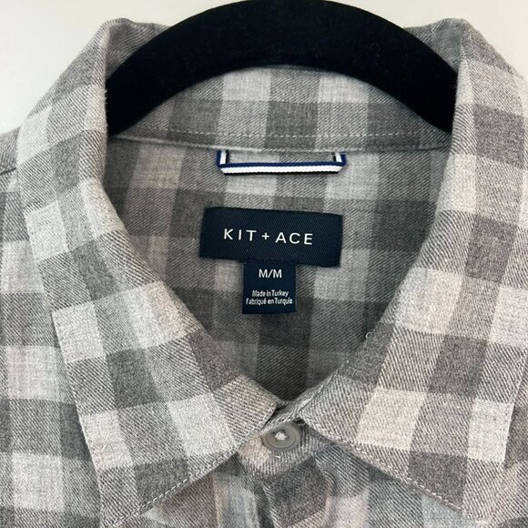 KIT + ACE Craftsman Flannel Button Up Shirt - Brand New - Picture 3 of 4